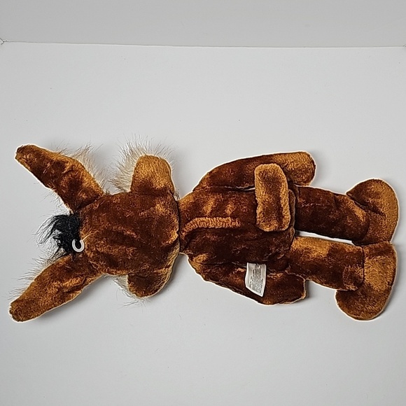 Vintage Wile E. Coyote Stuffed Animal Plushie Plush Warner Bros 1992 Mighty Star - Picture 7 of 16